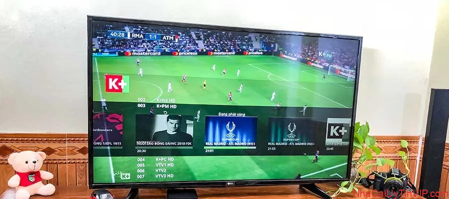 Ứng dụng Kplus xem bóng đá trực tiếp trên TV